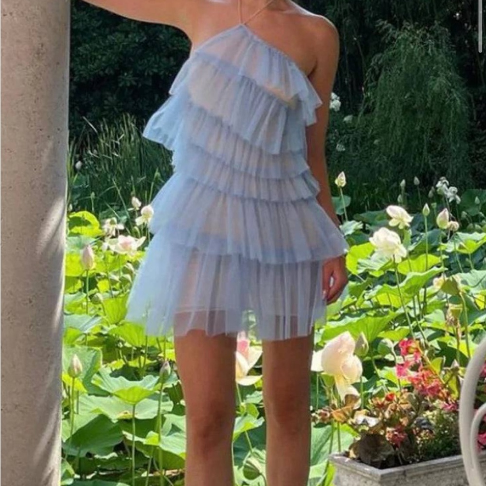 THE BAR Lou dress in blue! Never worn !!